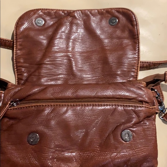Cross body brown leather purse - Picture 6 of 6